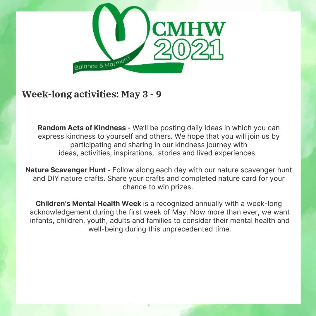 cmh week CMH week activities list